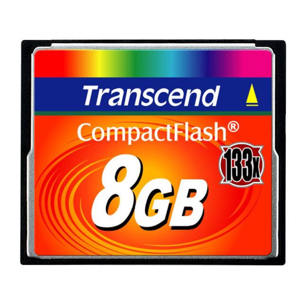 Карта памет Transcend CompactFlash 133x, 8GB