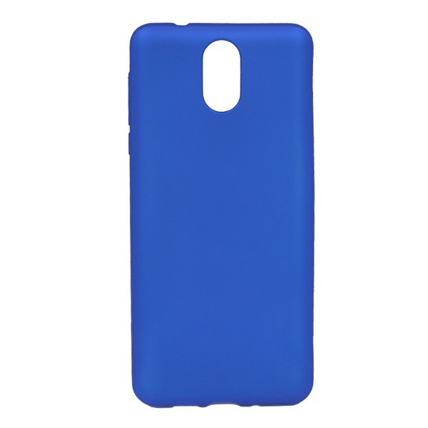 Szilikon telefonvédő (matt) KÉK [Nokia 3.1] (5996457792788)