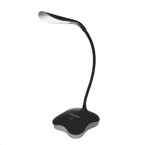 Stolní lampa Esperanza LED DESK černá s výkonem až 3 W