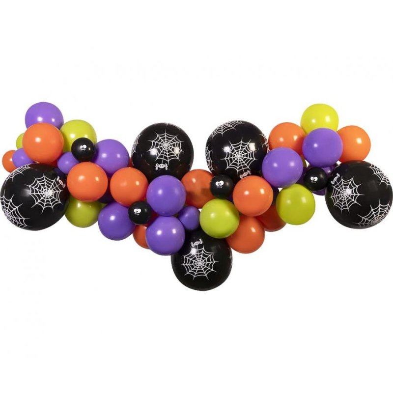 Halloween lufigirland - 200 cm, 65 db-os -színes (031799)