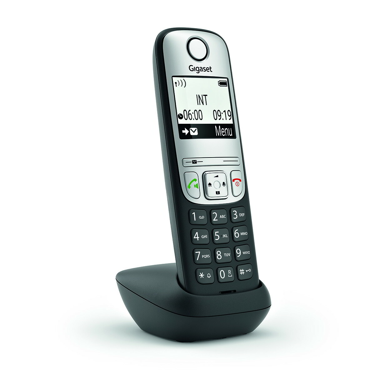 Gigaset A690HX DECT Telefon - Fekete / Ezüst (Bontott) (S30852-H2870-R601/bontott)