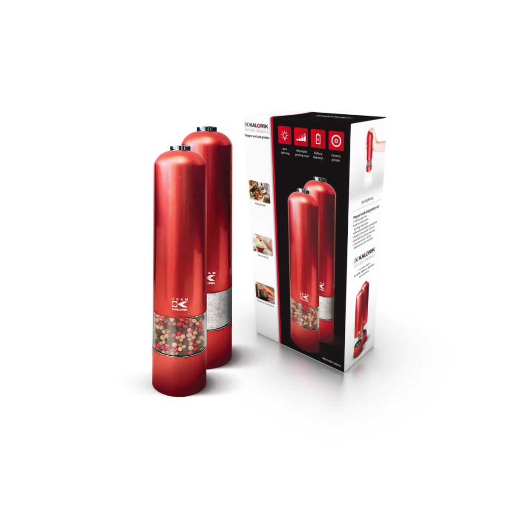 Kalorik PSGR1050R só és bors örlő piros (PSGR1050R)