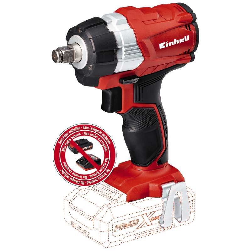 Einhell TE-CW 18 Li BL - Solo akkumulátoros ütvecsavarozó - akkumulátor és töltő nélkül (4510040)