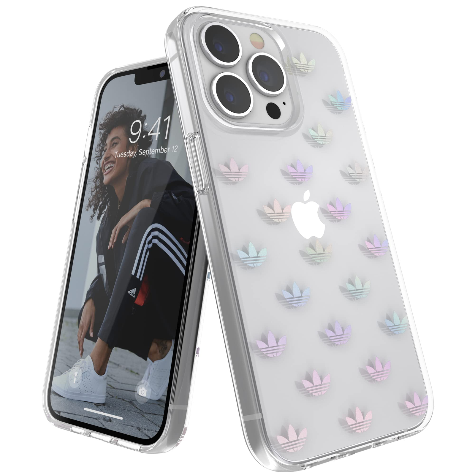 Adidas OR SnapCase ENTRY Apple iPhone 13 / 13 Pro Tok - Áttetsző (47108)