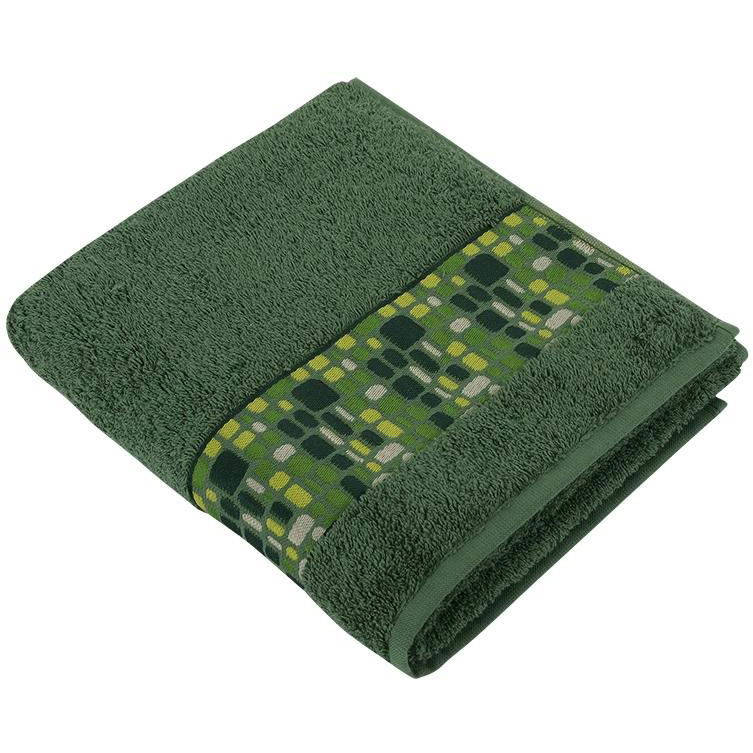 Bellatex Terry Stones - Towel 21/33 - 70 × 140 cm - dark green (2117)