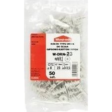 PGB KOŁEK NYLONOWY W-DRN-23 DO MOCOWANIA W PŁYTACH KARTONOWO-GIPSOWYCH TYPU DRIVA 50szt. WOREK