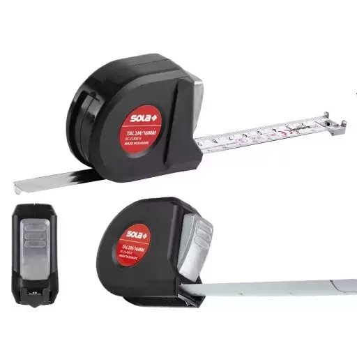 Feltekerhető mérőszalag Sola 2 m (51011201)