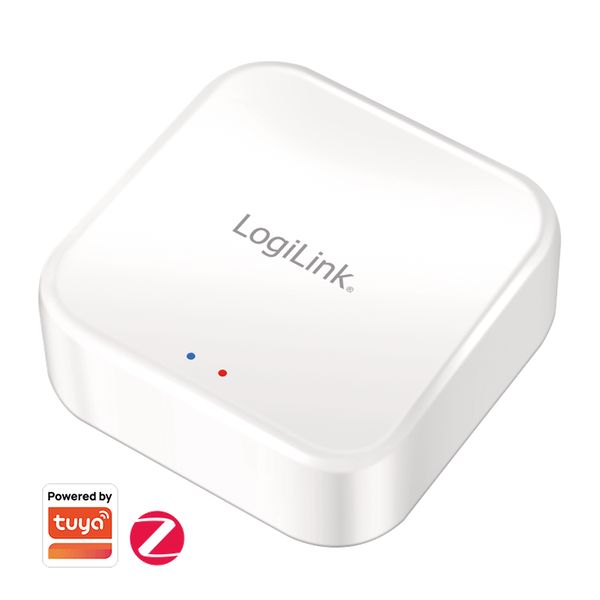 LOGILINK SH0136 Wi-Fi Smart Zigbee Gateway minden okos Zigbee termékhez Tuya kompatibilis fehér