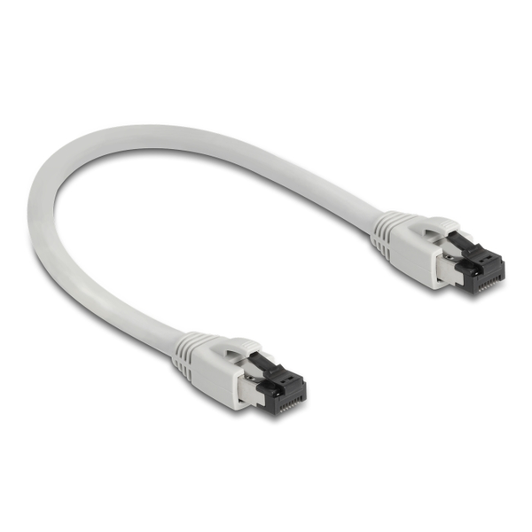 Delock RJ45 hálózati kábel Cat.8.1 S/FTP 0,25 m szürke (80556)
