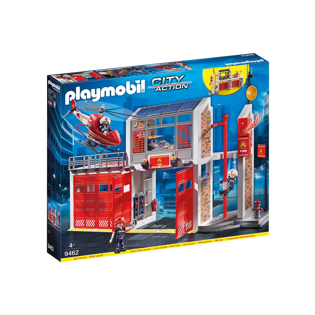 Playmobil: óriás tűzoltóállomás (9462) (play9462P)