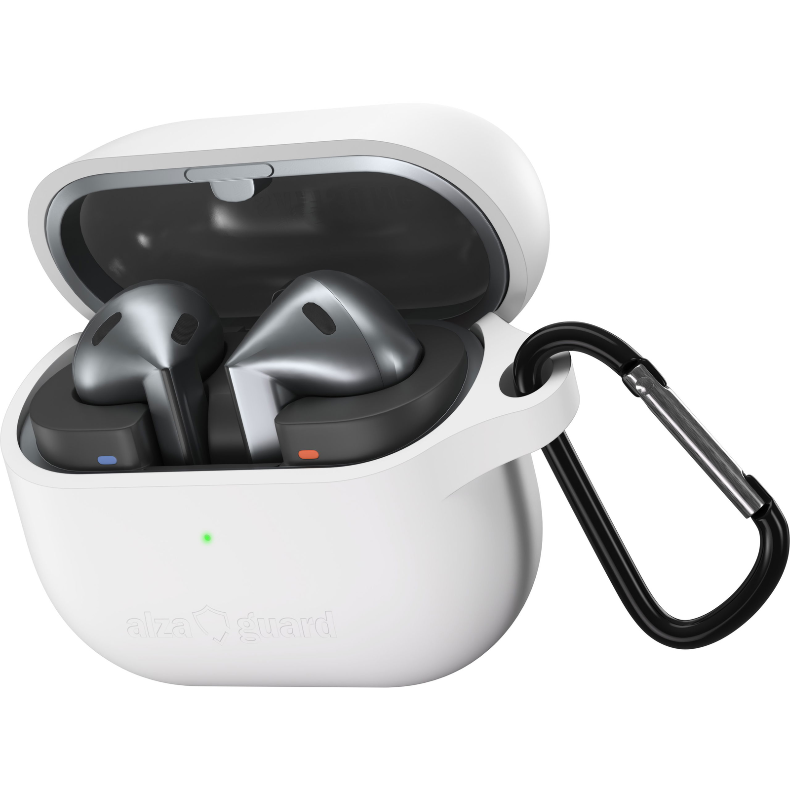 AlzaGuard Premium Silicone Case Samsung Galaxy Buds 3 / Pro fehér tok (AGD-SCS003W)