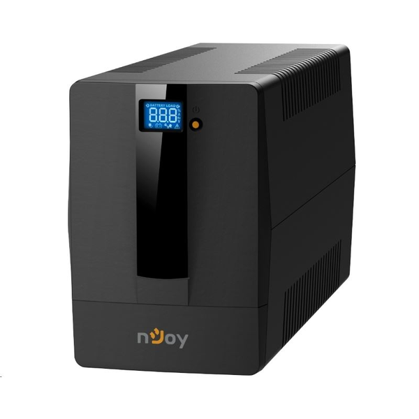 UPS nJoy Horus Plus 1500, 1500VA/900W, Сензорен LCD екран, 4 контакта със защита, Автоматично рестартиране, RJ11 защита за модем, Контрол и мониторинг USB, LAN и internet