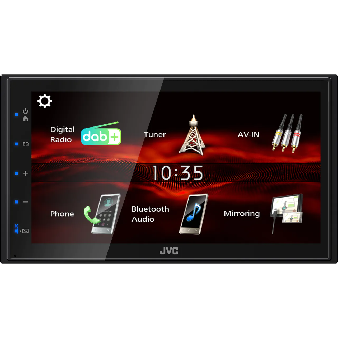 JVC KW-M180DBT Autó HiFi fejegység (KWM080DBT)