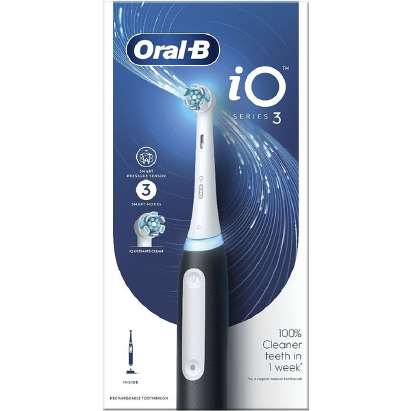 Електрическа четка за зъби Oral-B iO 3, черна