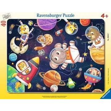 Ravensburger Puzzle 40 db Állati Űrhajósok!