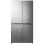 Hisense RQ758N4SAIE хладилник с фризер с две врати Свободно стоящ 609 Д E Неръждаема стомана
