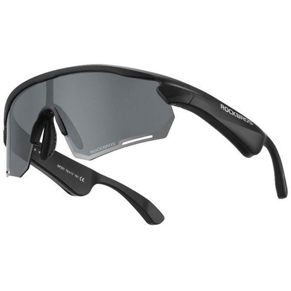 Rockbros SP251 Polarized Bluetooth Sunglasses (Dark)