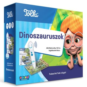 Bonsai Tolki: Dinoszauruszok interaktív foglalkoztató könyv készletben (22622) (22622)
