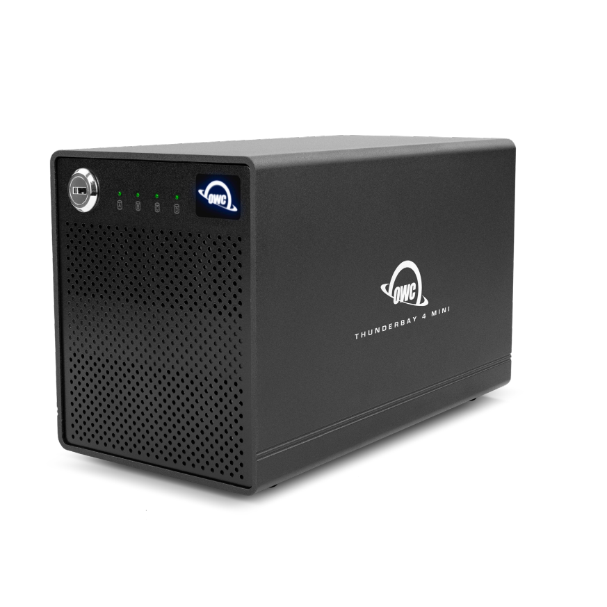 OWC ThunderBay 4 mini Külső HDD/SSD ház - Fekete (OWCTB3QMJB000)