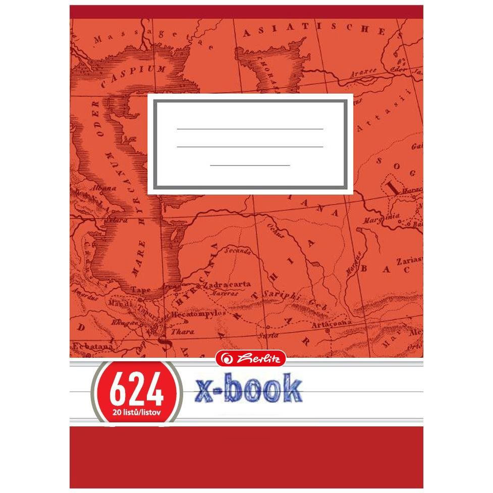 HERLITZ 624 A6, vonalas, 20 lap (60078219)