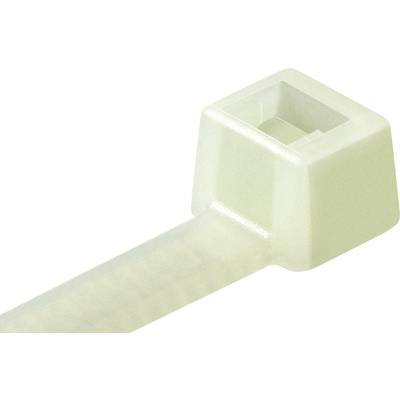 HellermannTyton 138-00022 UB200A-N-PA66-NA Kábelkötöző 200 mm 2.50 mm Natúr 100 db (138-00022)