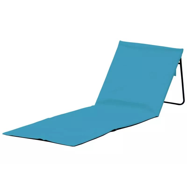 Strandszőnyeg háttámlával - Türkiz (150 x 50 x 50 cm)