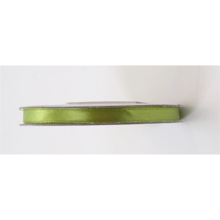 Szatén szalag 6mm - Limezöld 25m (TS6-102J)