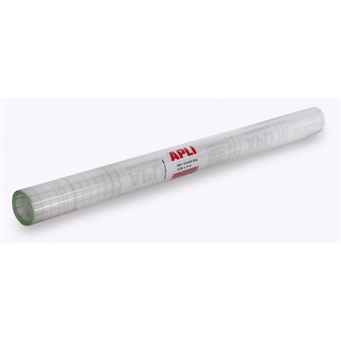 Apli 80 mikron víztiszta felületű 3x0.5m könyvborító - Áttetsző (00429)