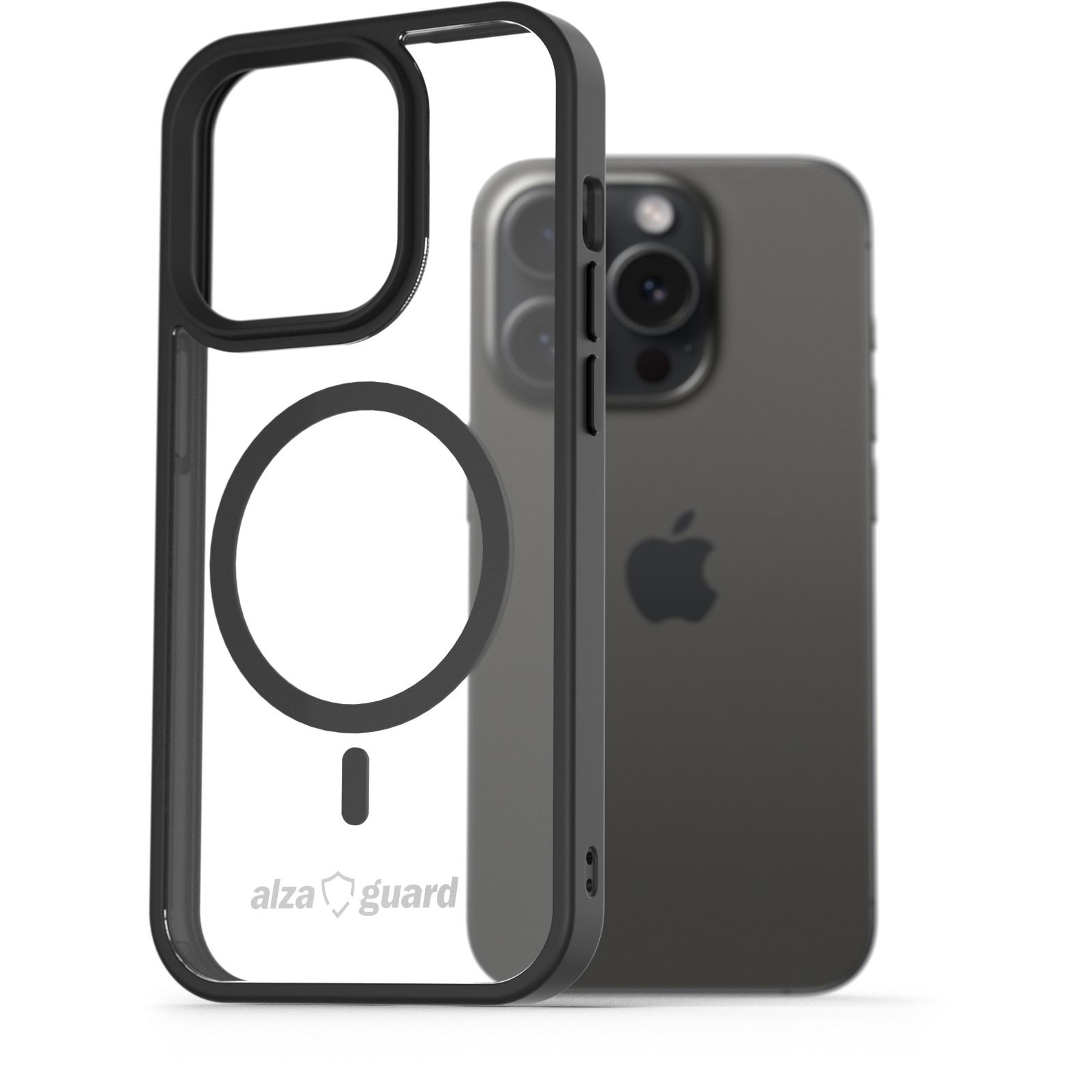 AlzaGuard iPhone 15 Pro Compatible with Magsafe TPU átlátszó tok (AGD-PCMT27B)