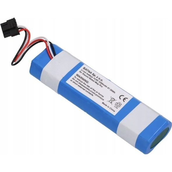 Xiaomi Robot Mop Pro Akkumulátor, INR18650 MA1-4S1P-SC Típusú, 3200 mAh, 47,36 Wh, (INR18650 MA1-4S1P-SC)