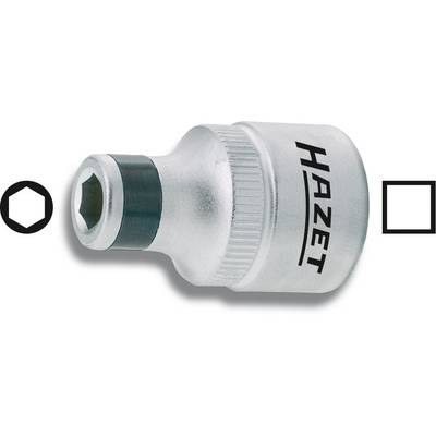 Adapter belső négyszögről 12,5 mm (1/2) belső hatszögre 6,3 mm (1/4), Hazet 2250-4 (2250-4)