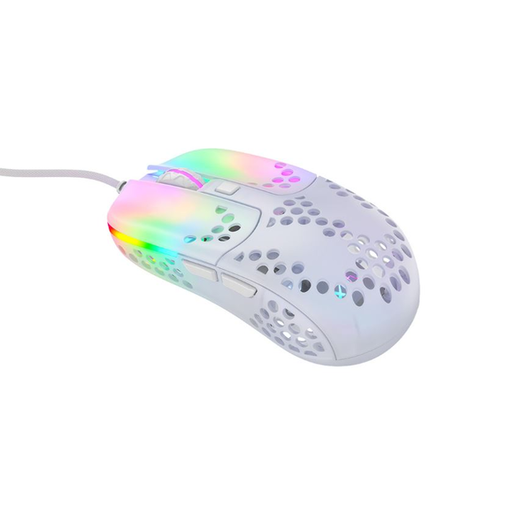 Xtrfy MZ1 White Rail optikai gaming egér fehér