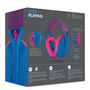 Слушалки Gaming Безжични Logitech G435 Lightspeed, Blue/Raspberry
