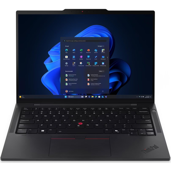 Lenovo ThinkPad T14s Gen 6 (Intel) Intel Core Ultra 7 255U Laptop 35,6 cm (14") WUXGA 32 GB LPDDR5x-SDRAM 1 TB SSD Wi-Fi 7 (802.11be) Windows 11 Pro Német Fekete