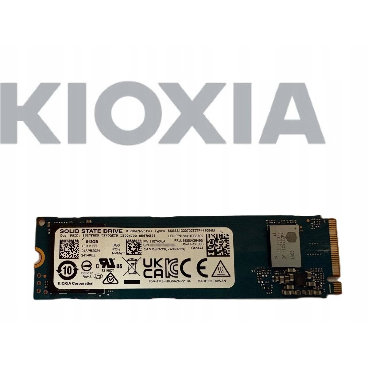 Lenovo 512GB M.2 2280 PCIe 4.0 NVMe SSD (512GB M.2 2280 PCIe 4.0 SSD)