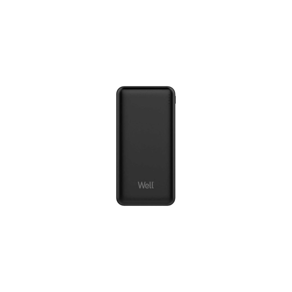Well Power Bank 20000mAh fekete (PBANK-HERCULES200BK-WL) (PBANK-HERCULES200BK-WL)