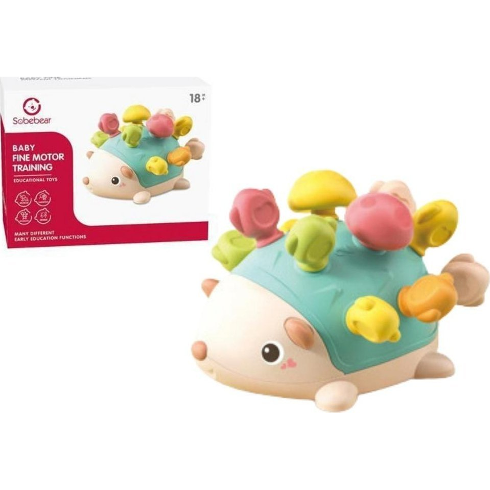Lean Toys Szenzoros Süni Babáknak Színes Pálcákkal (5905991037088)