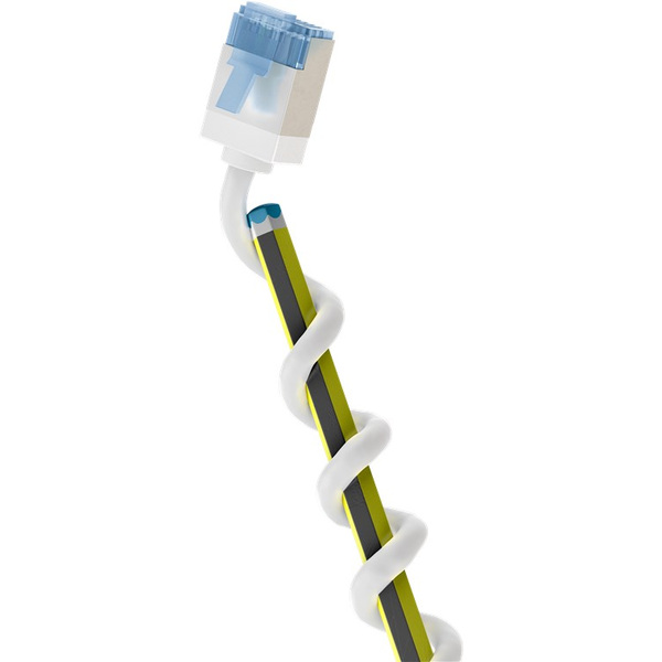 goobay 74332 Ultra-flexibilis U/FTP Cat.6a RJ45 Patch kábel 1m - Fehér