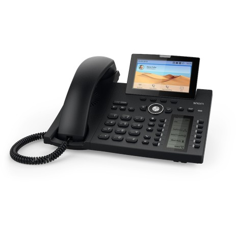 Snom D385 Voip asztali telefon - Fekete (4340)
