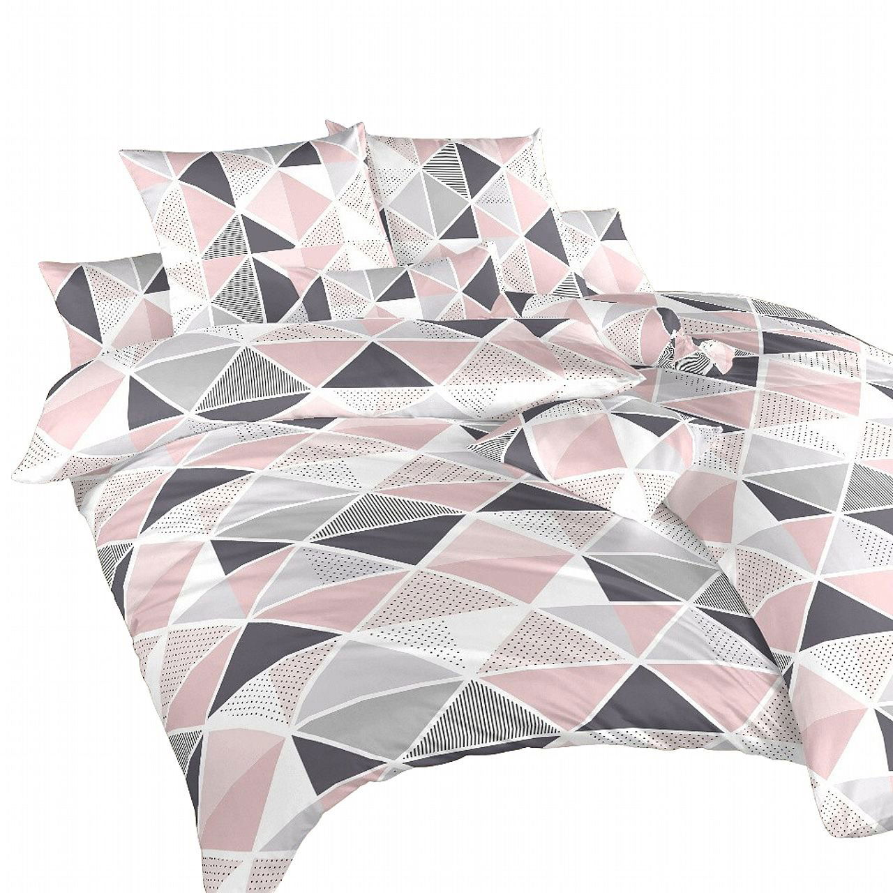 Dadka Pyramidy bavlna, 140 × 200, 70 × 90 cm, pudrové (8596132129358)