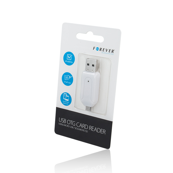 Forever USB Micro USB Külső kártyaolvasó (FE389930)