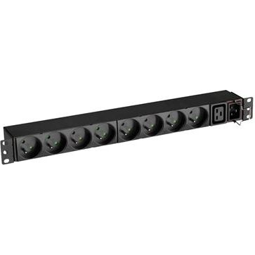 Eaton FlexPDU 8 FR áramelosztó egység (PDU) 9 AC kimenet(ek) 1U Fekete (EFLX8F)