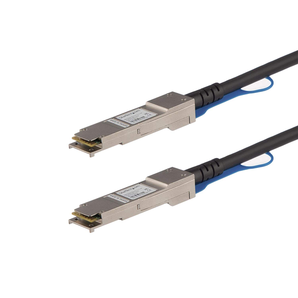 StarTech.com JG326AST InfiniBand og fiberoptisk kabel 1 m QSFP+ Sort