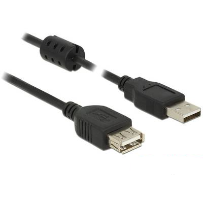 DELOCK USB Verl. A -> A St/Bu 1.50m schwarz