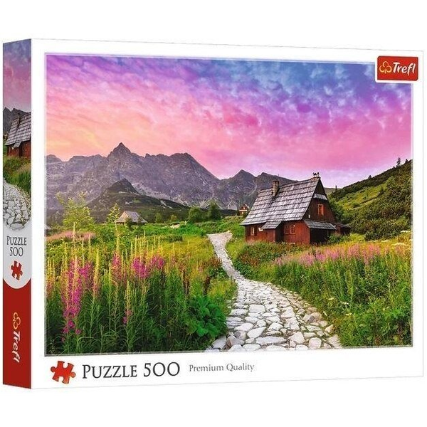 Trefl 500 db-os puzzle - Hala Gasienicowa, Tatra Mountains, Poland (37555)