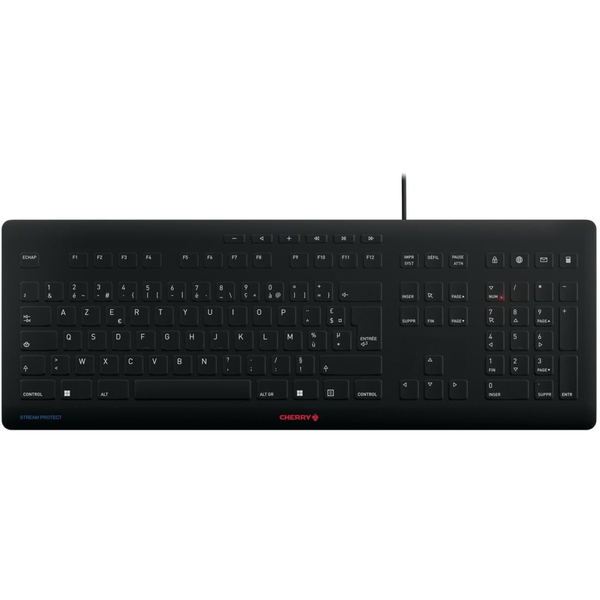Contour Design JK-8502FR-2 πληκτρολόγιο Παγκόσμιος USB AZERTY Γαλλικός Μαύρος (Μαύρο)