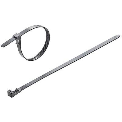 Weidmüller 1059200000 CB-R 200/7.5 NATUR Kábelkötöző 200 mm 7.5 mm Natúr Nyitható 100 db (1059200000)