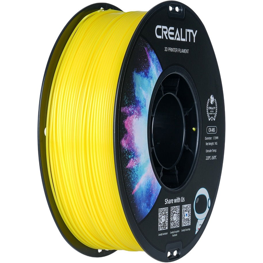 Creality 1,75mm ABS black neutral tray - 1kg, sárga (CR-ABS Yellow)
