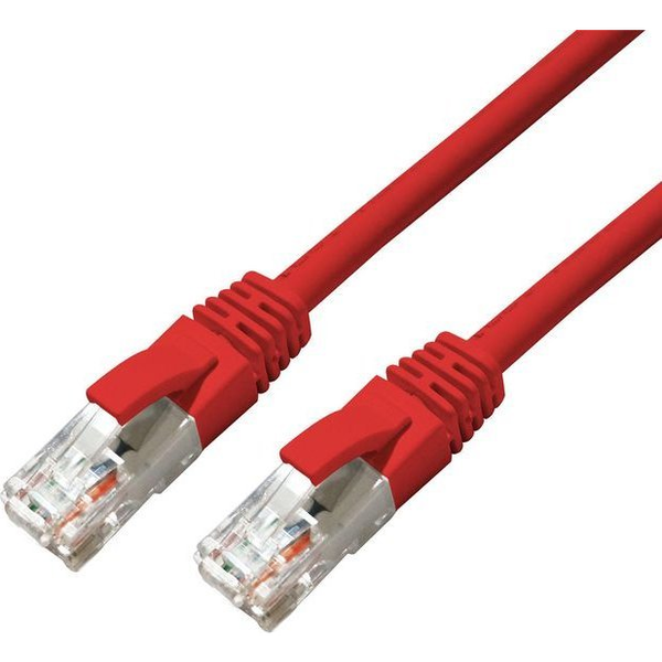  MicroConnect CAT6A UTP 3m Red LSZH