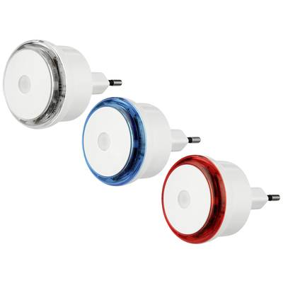 REV Nachtlicht LED SET m.D.0,8W ws (0029340002) Éjszakai fény Kerek LED Fehér (0029340002)